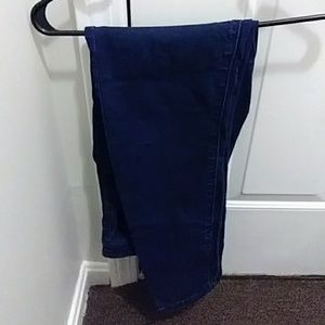 Dark blue jeans